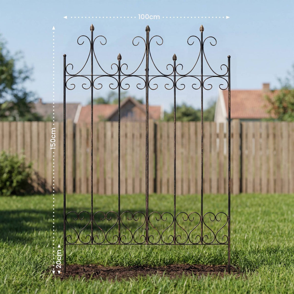 Plantensteun voor Klimplanten Flieder bronzen bronze