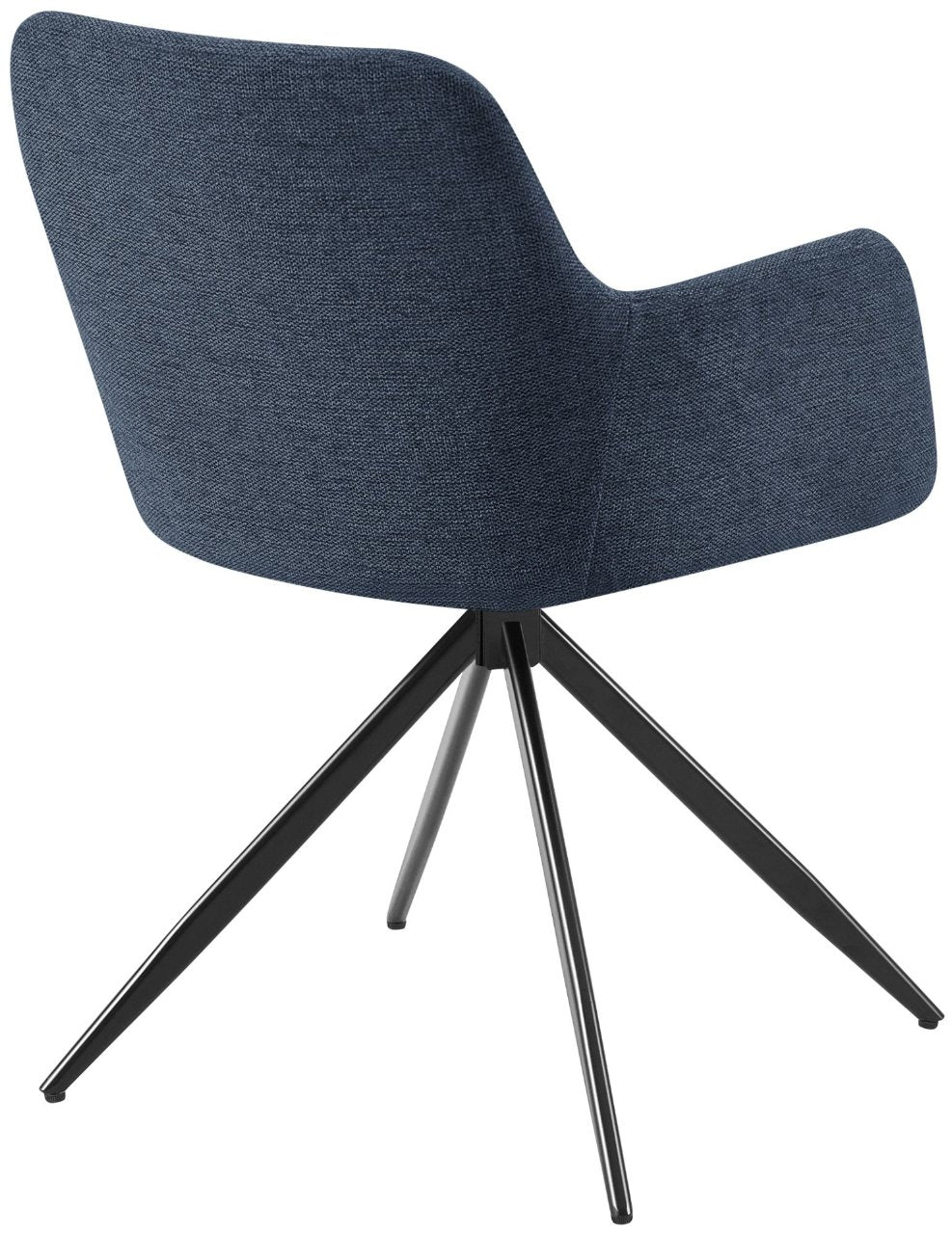 Eetkamerstoel Olema stof blauw blau