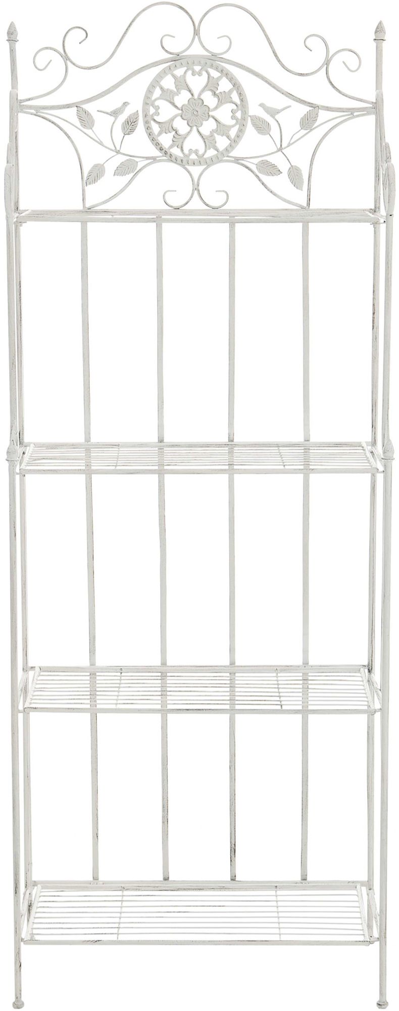 Plantenrek Flora antiek/wit antik weiß