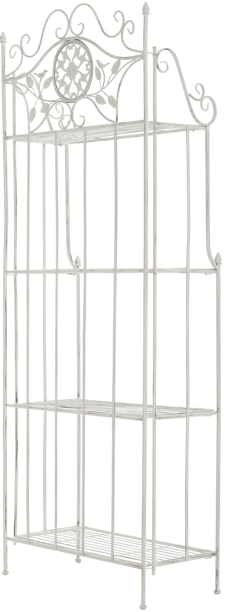 Plantenrek Flora antiek/wit antik weiß