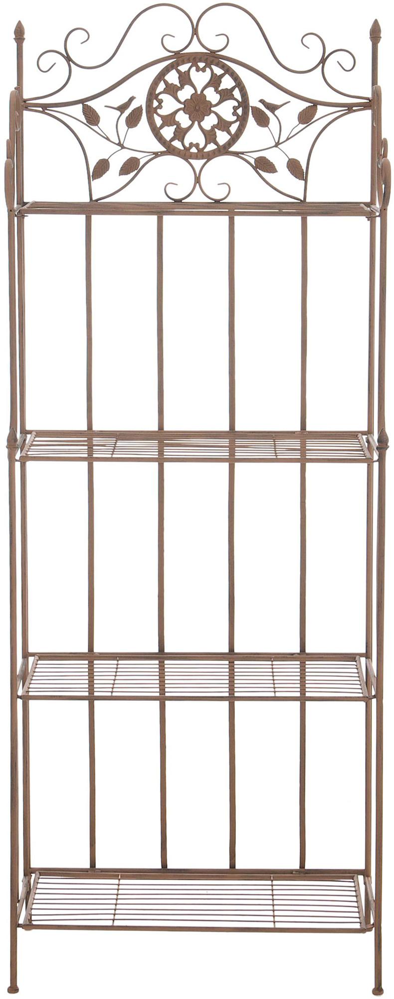 Plantenrek Flora antiek bruin antik braun