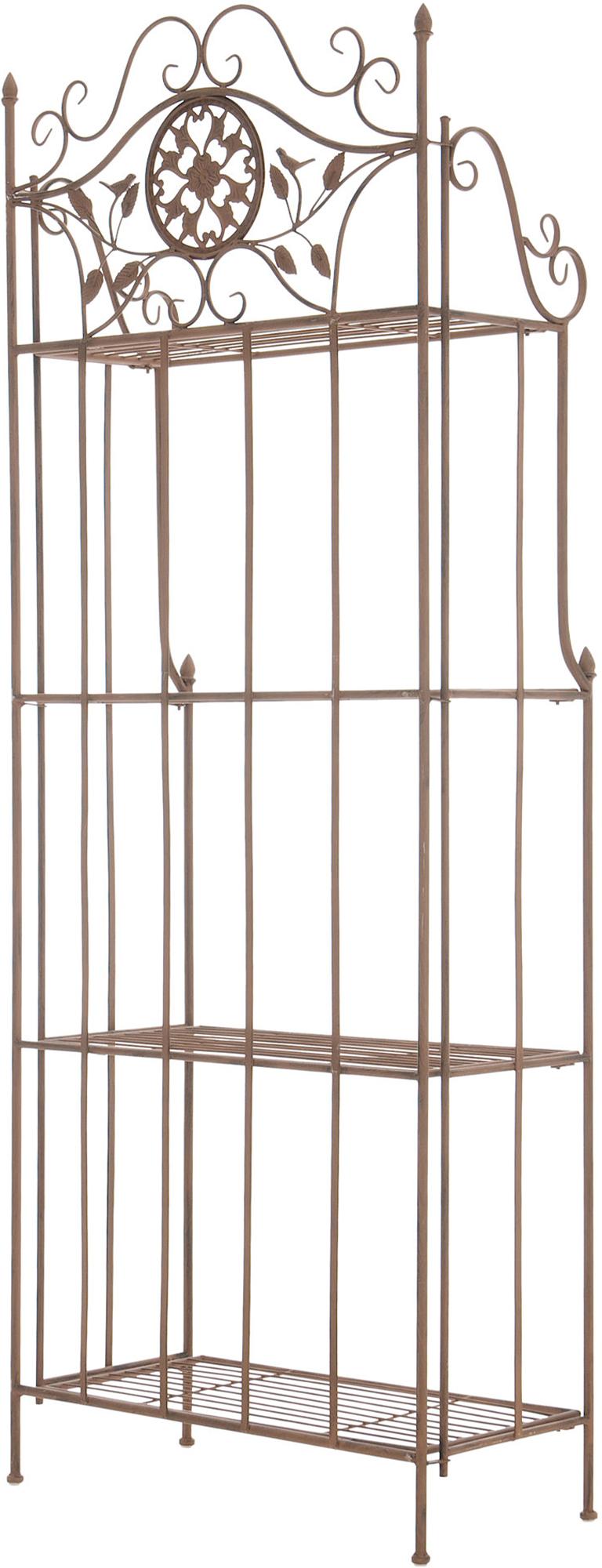 Plantenrek Flora antiek bruin antik braun