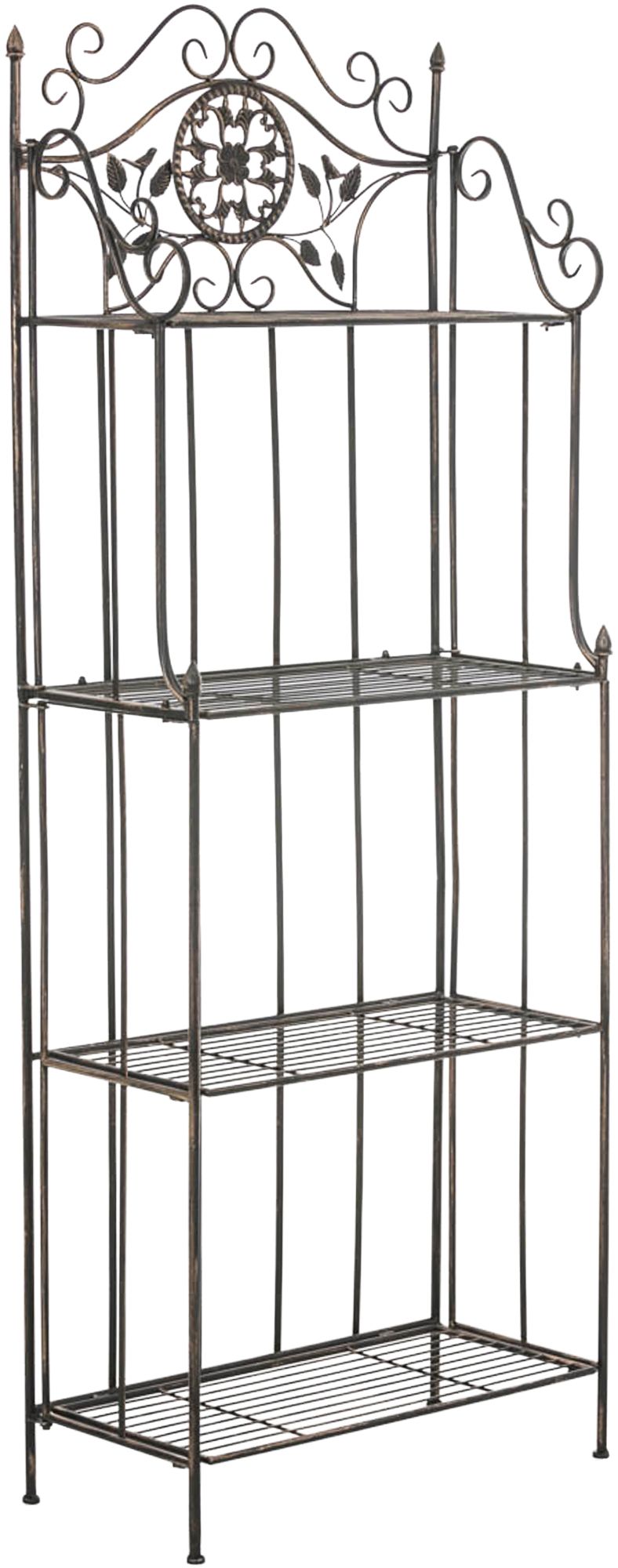 Plantenrek Flora bronzen bronze