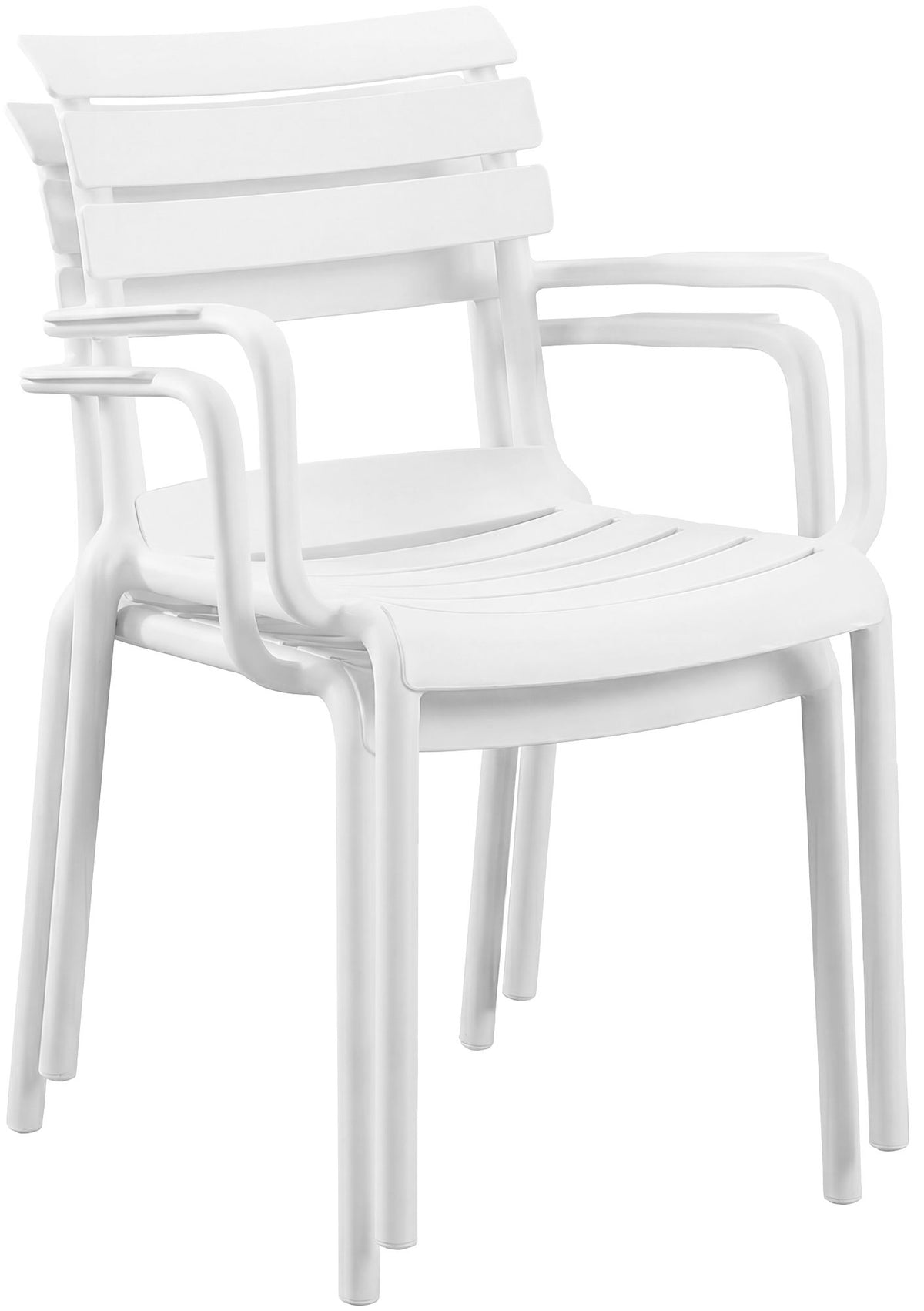 Tuinmeubelset Avena met 2 stoelen wit weiß