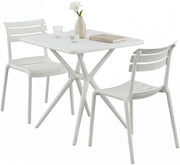 Tuinset Vela met 2 stoelen wit weiß