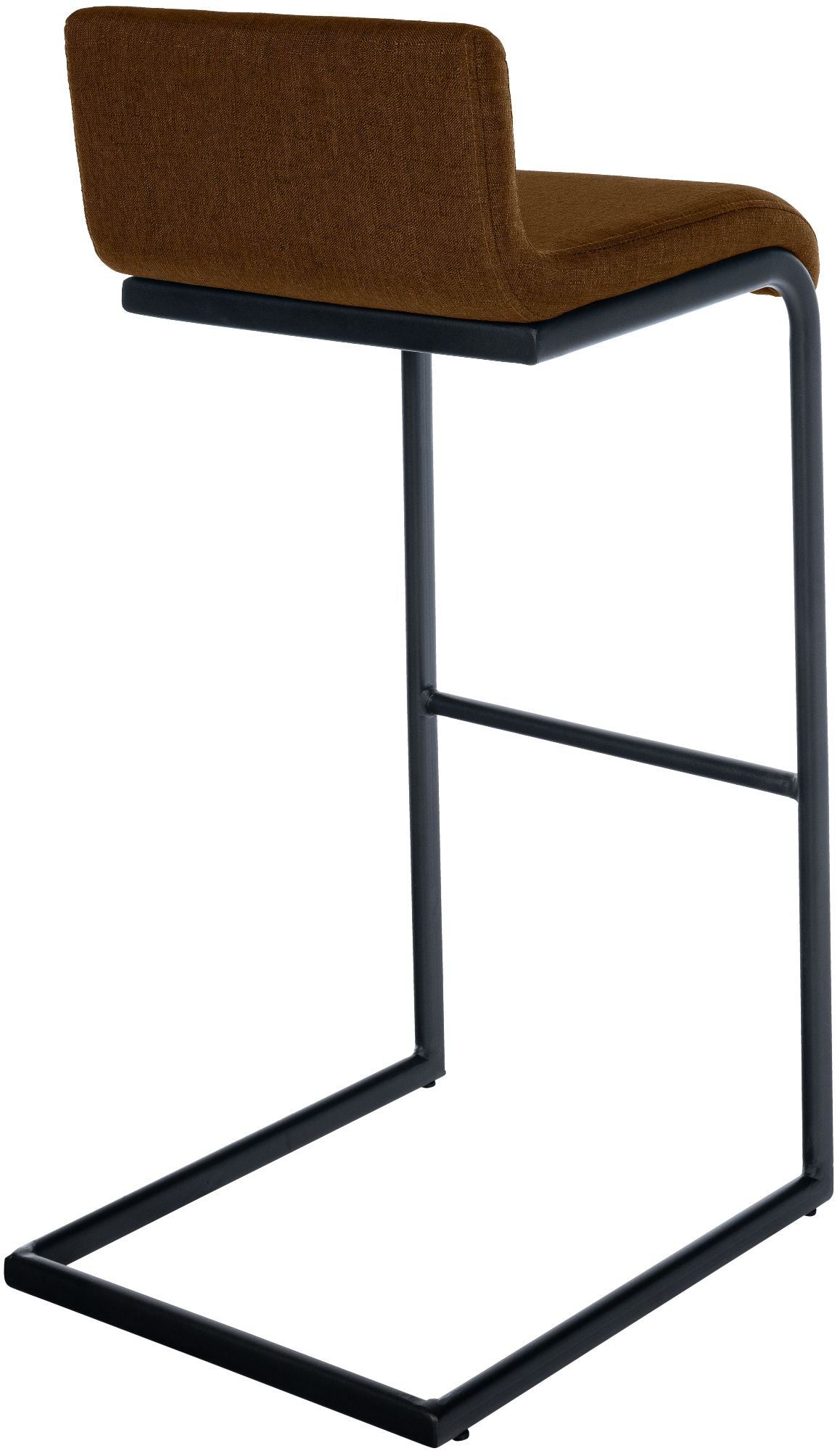 2er Set Barhocker Newport B Stoff braun