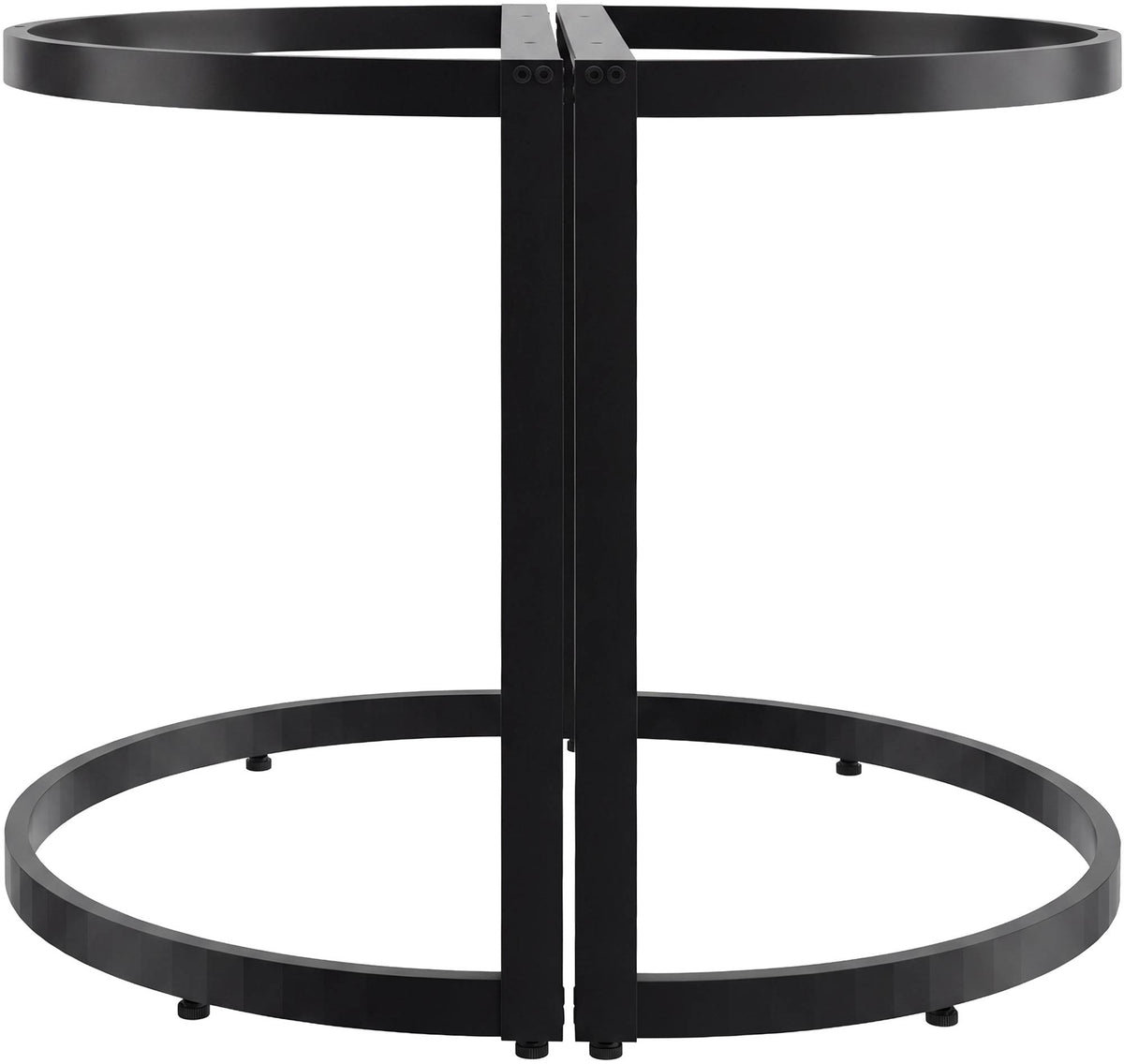 Set van 2 tafelpoten Cranford zwart schwarz