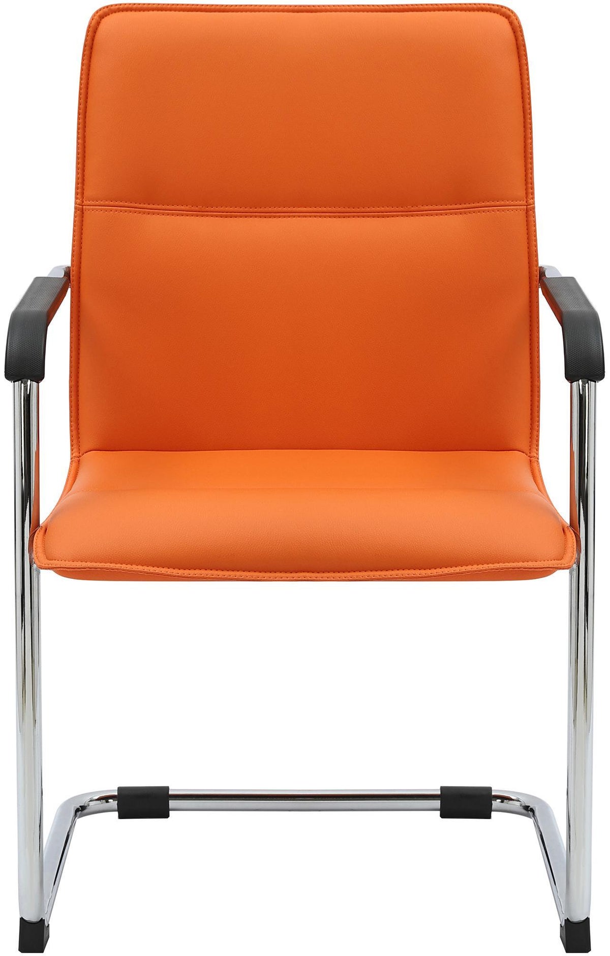 2er Set Besucherstuhl Seattle orange