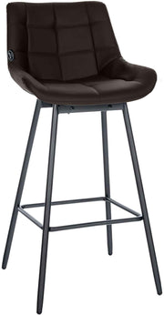 Barhocker Weston Schwenkbar Kunstleder braun