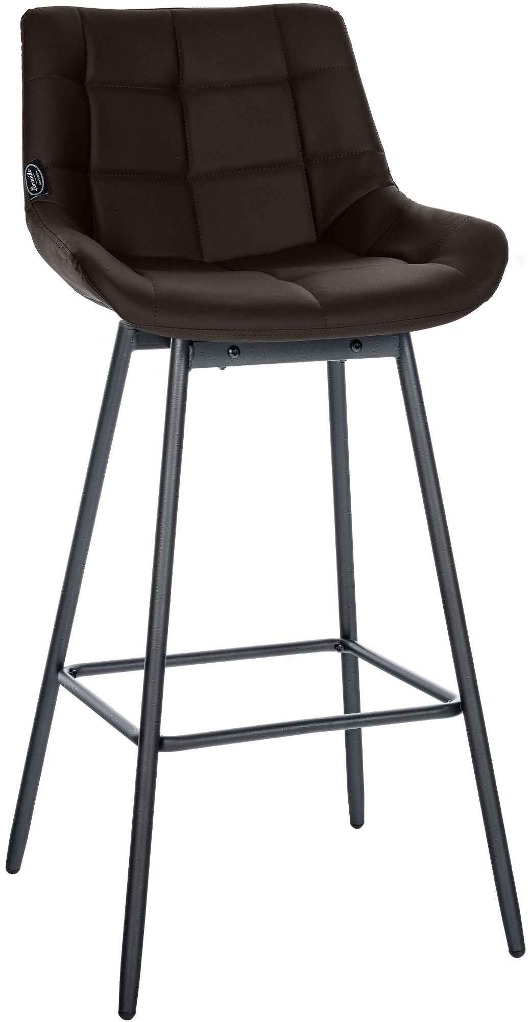 Barhocker Weston Schwenkbar Kunstleder braun