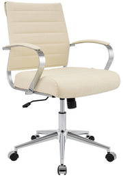 Bureaustoel Oakland Stof,creme creme