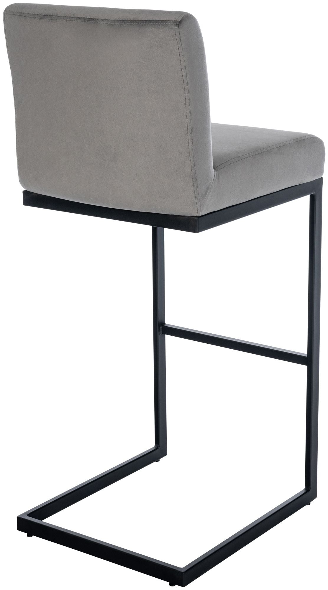 2er Set Barhocker Hopewell Samt B grau