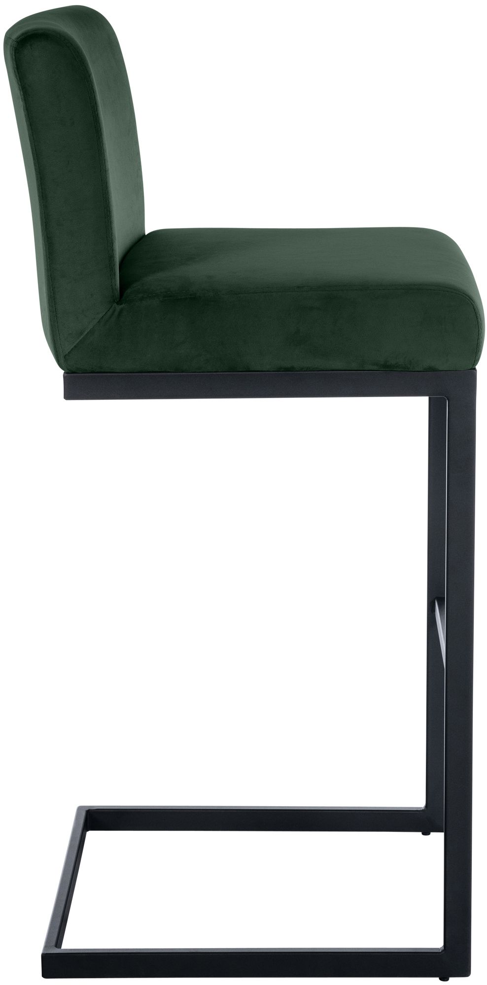 2er Set Barhocker Hopewell Samt B grün