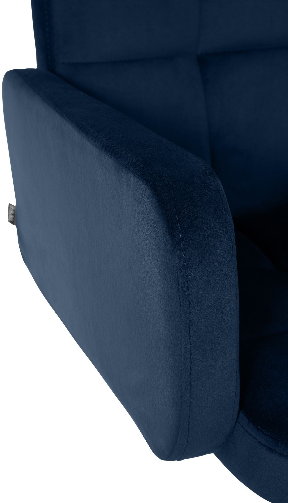 2er Set barkrukken Los Angeles fluweel blauw,wit blau
