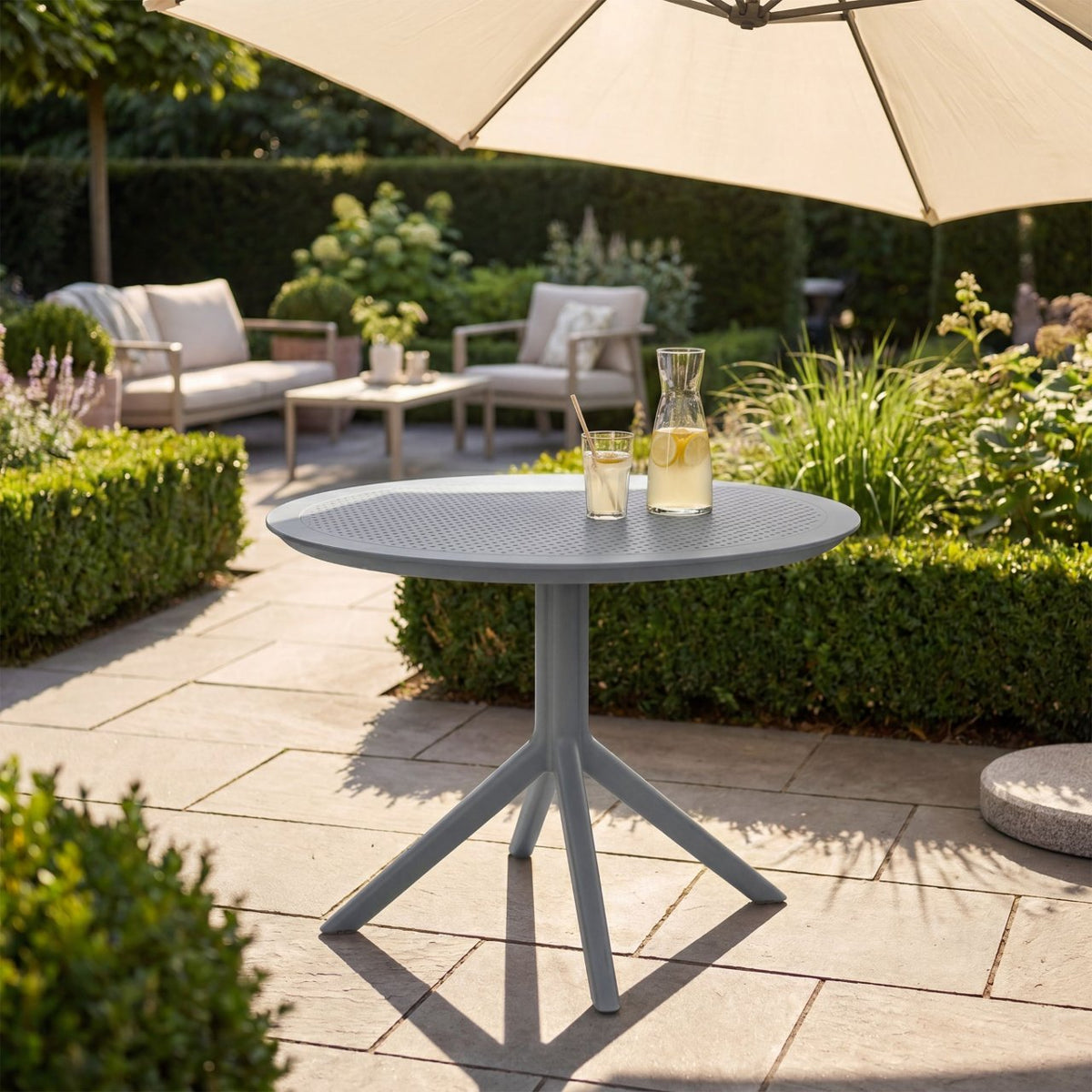 Tafel Sky 105 cm donkergrijs dunkelgrau