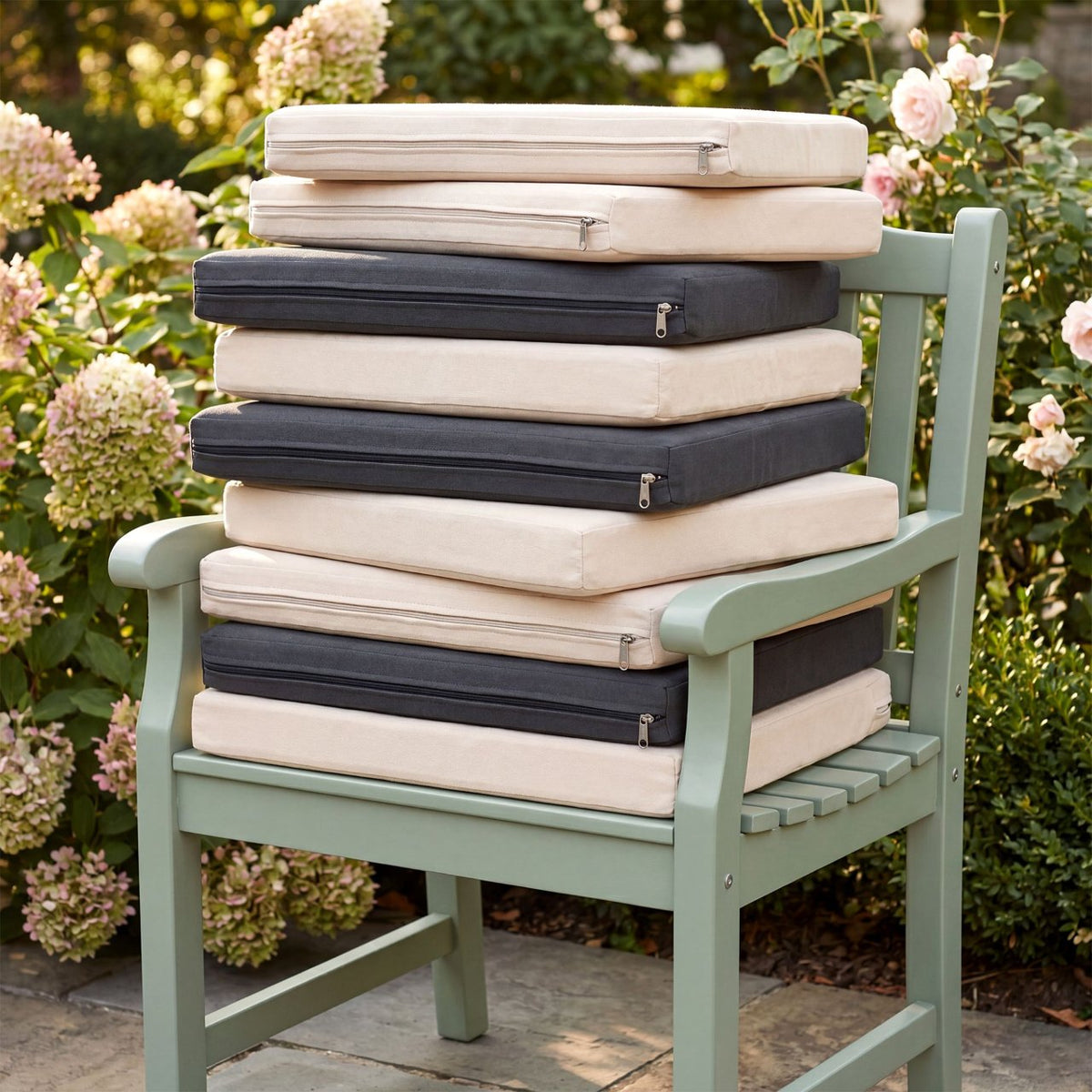 Sitzkissen Stuhl Punjab creme