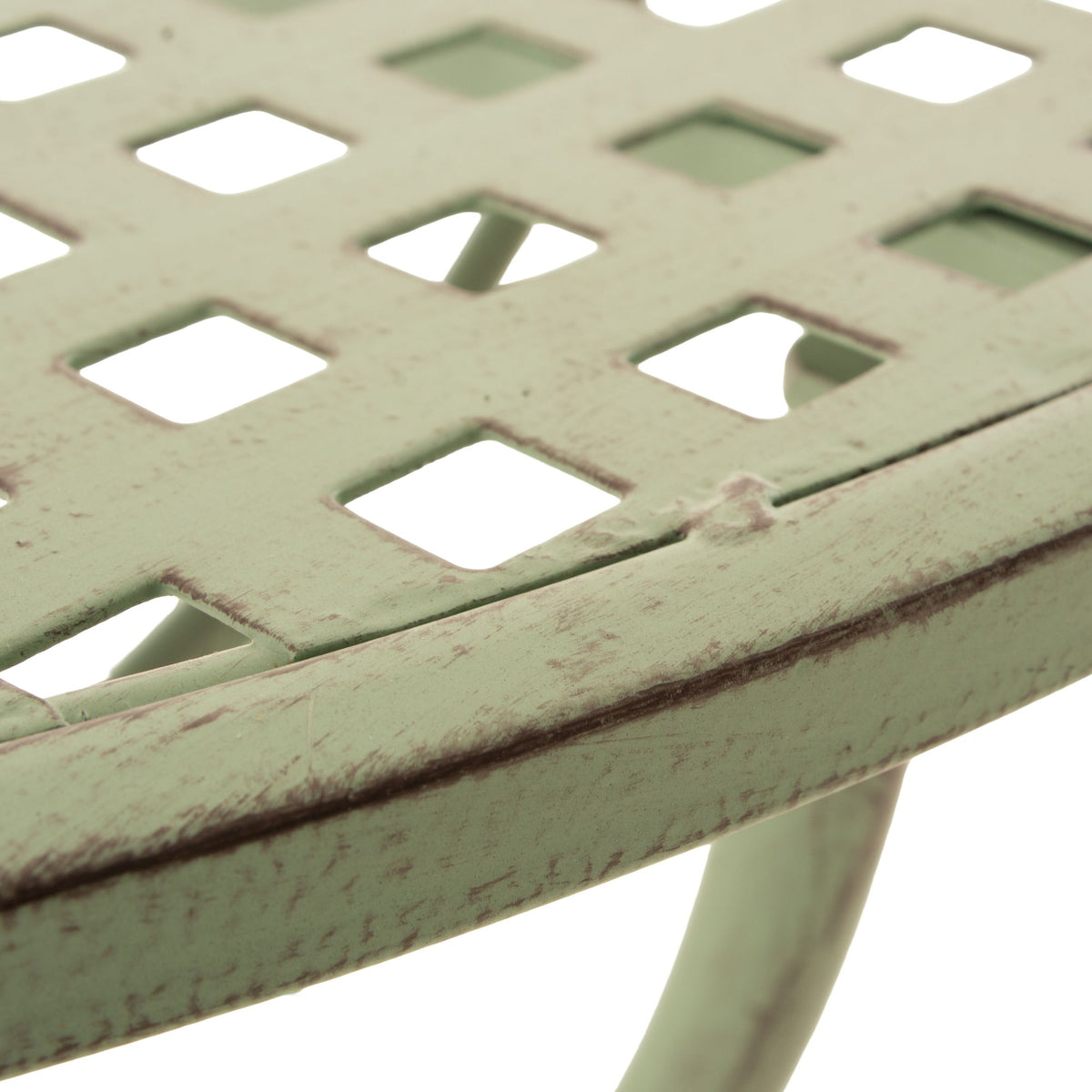 IJzeren tafel Amanda antiek/groen antik-grün