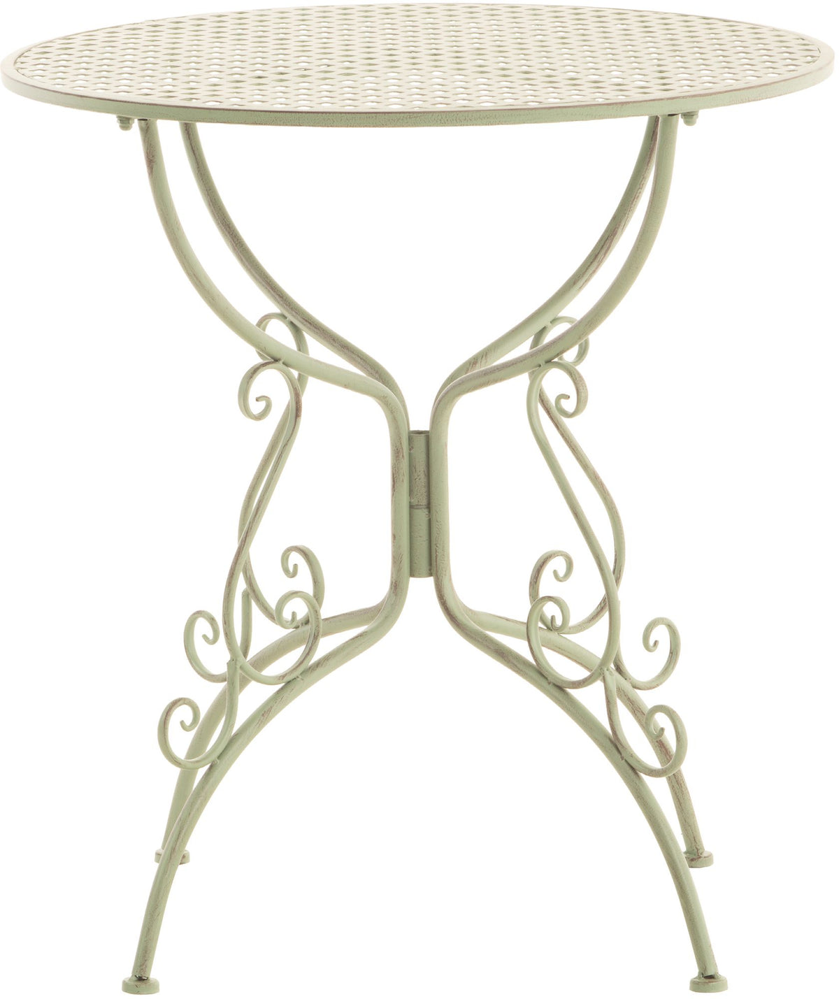 IJzeren tafel Amanda antiek/groen antik-grün