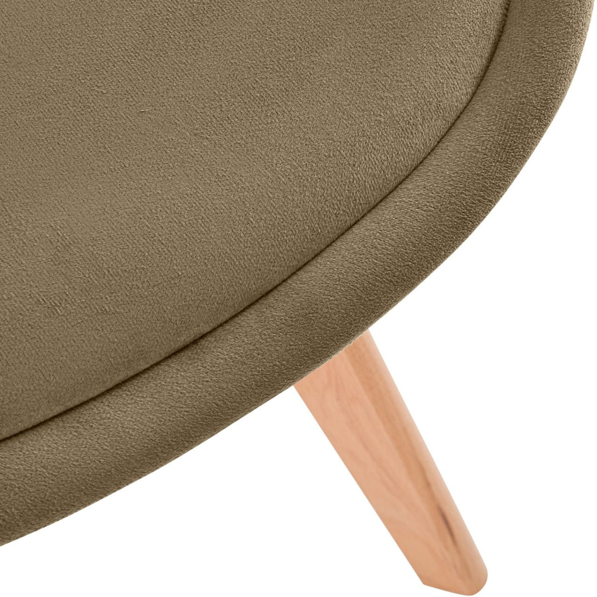 Eetkamerstoel Linares bruin,Fluweel braun