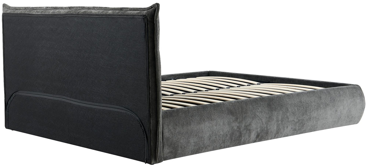 Bed Mirka 160 x 200 cm donkergrijs dunkelgrau
