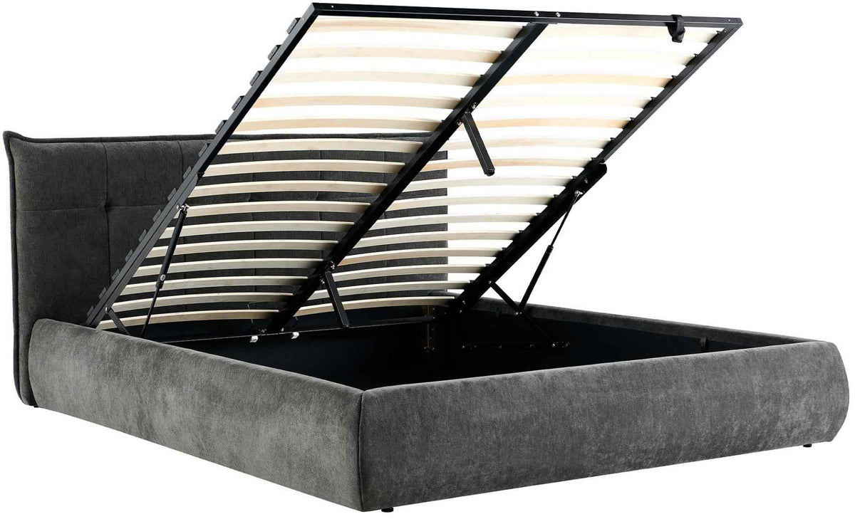 Bed Mirka 160 x 200 cm donkergrijs dunkelgrau