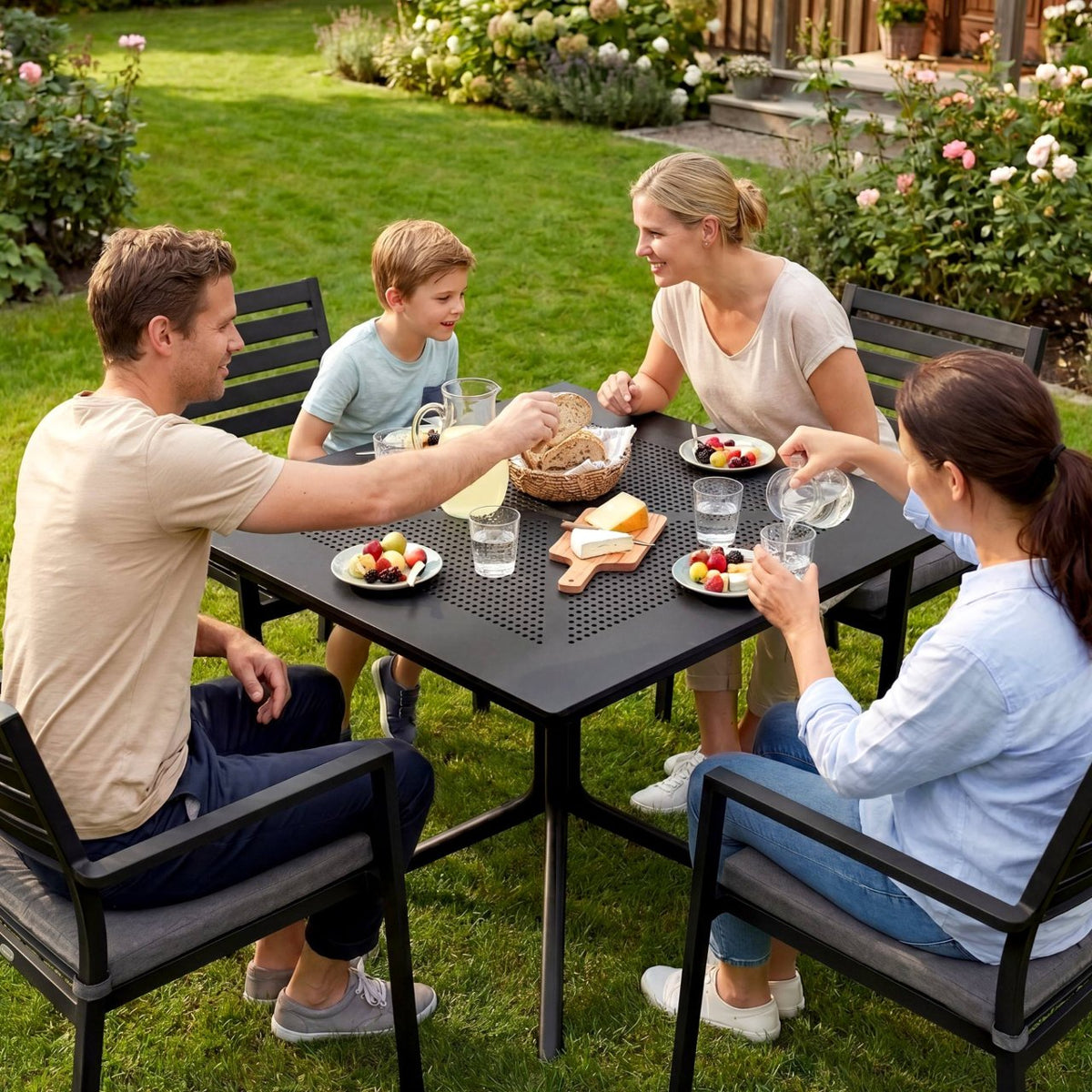 Tuintafel Lenval zwart schwarz