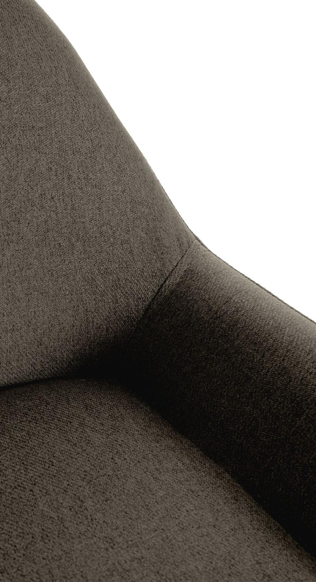 Barkruk Braga stof taupe,zwart taupe