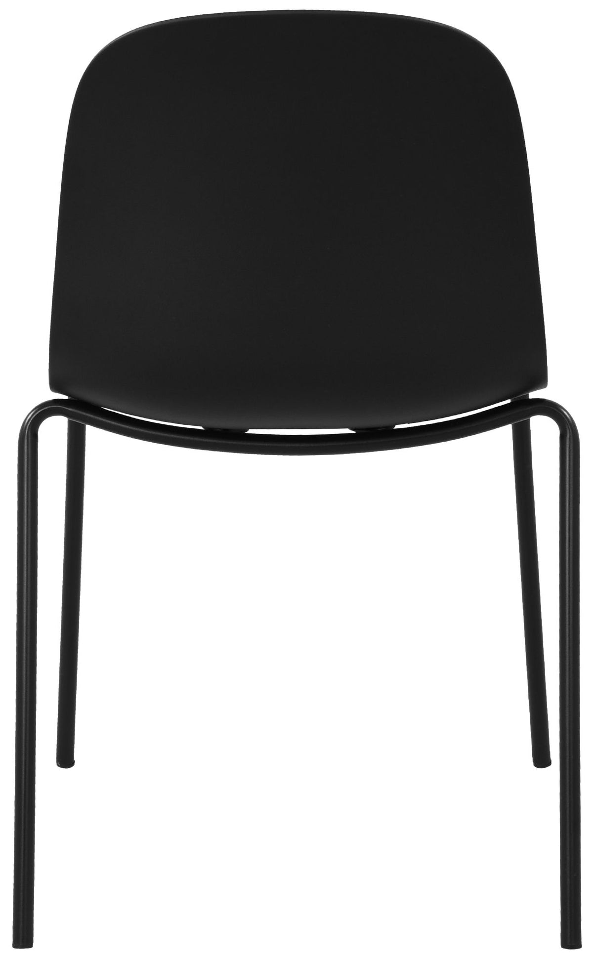 Set van 2 stapelstoelen Hardin zwart schwarz