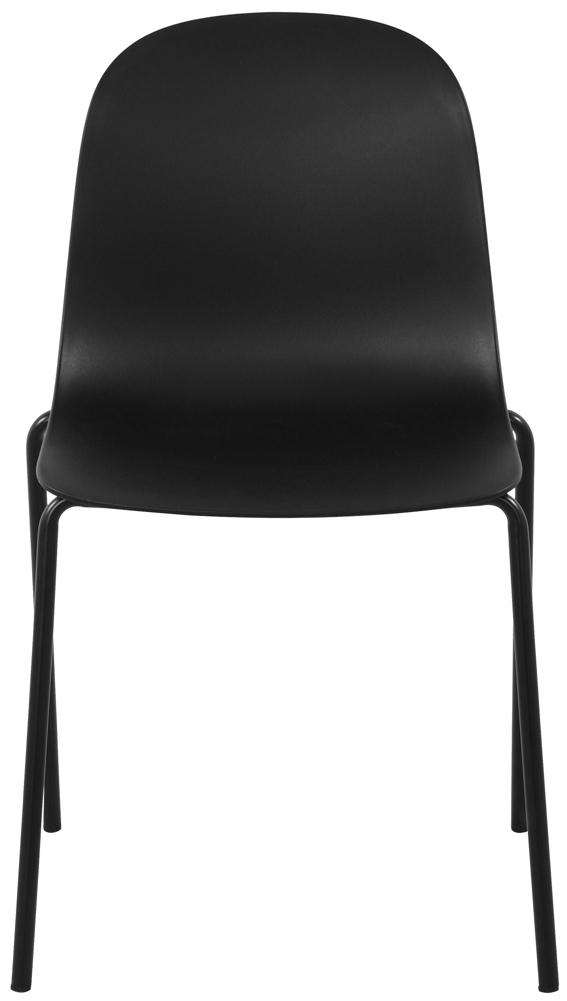 Set van 2 stapelstoelen Hardin zwart schwarz