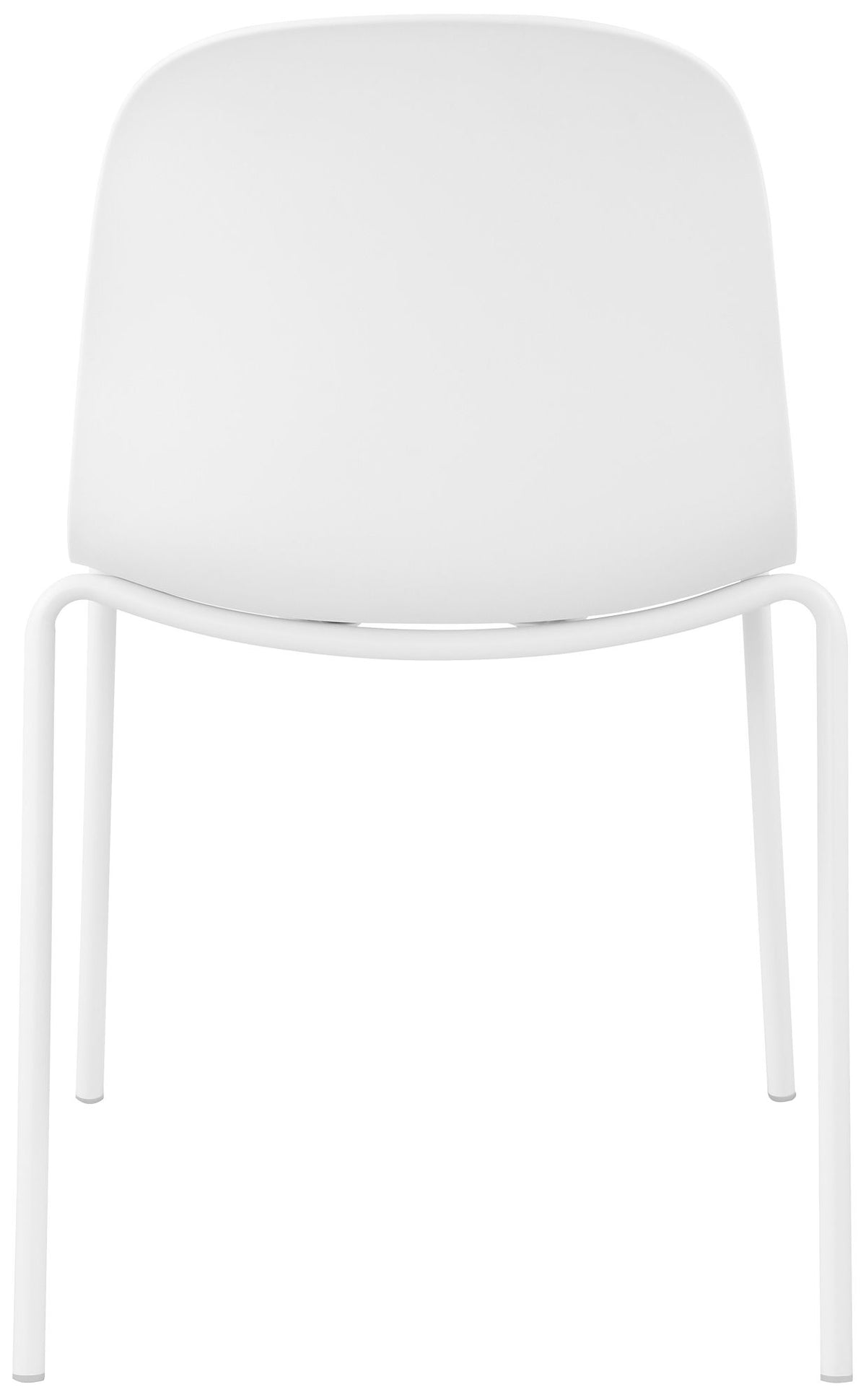 Set van 2 stapelstoelen Hardin wit weiß