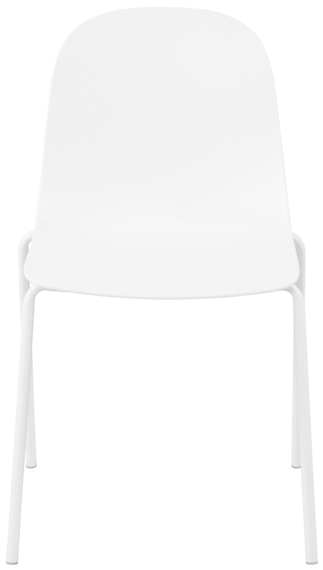 Set van 2 stapelstoelen Hardin wit weiß