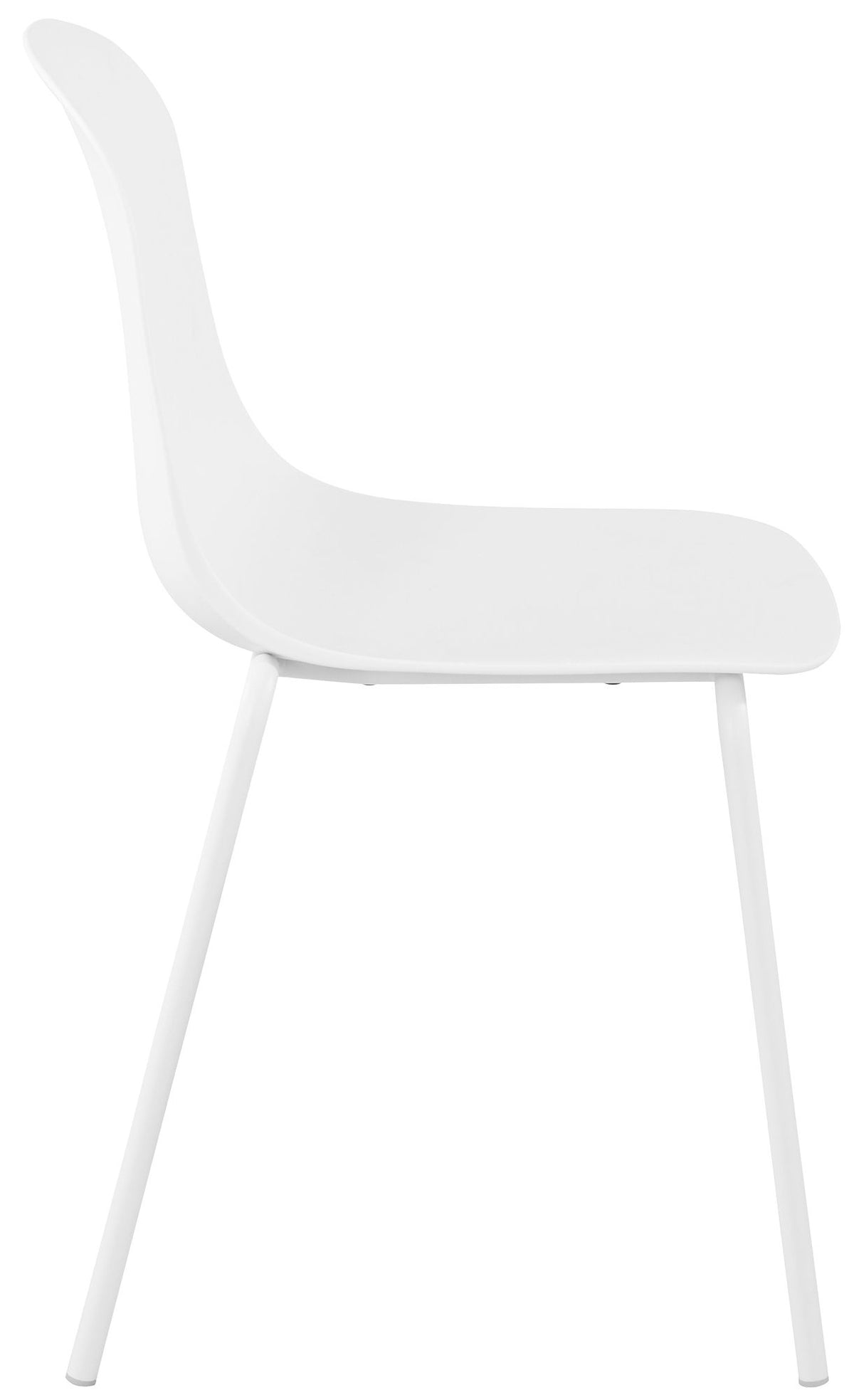 Set van 2 stapelstoelen Hardin wit weiß