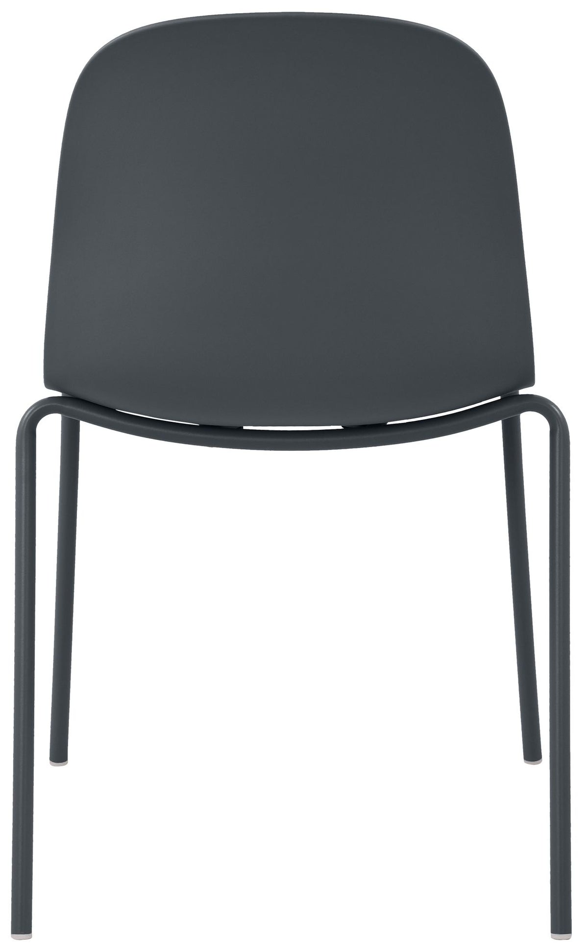 Set van 2 stapelstoelen Hardin donkergrijs dunkelgrau
