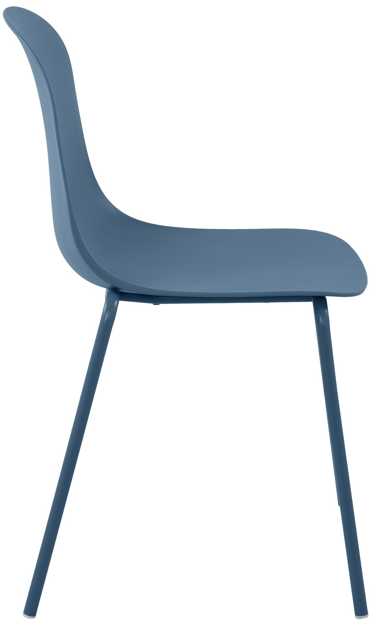 Set van 2 stapelstoelen Hardin blauw blau