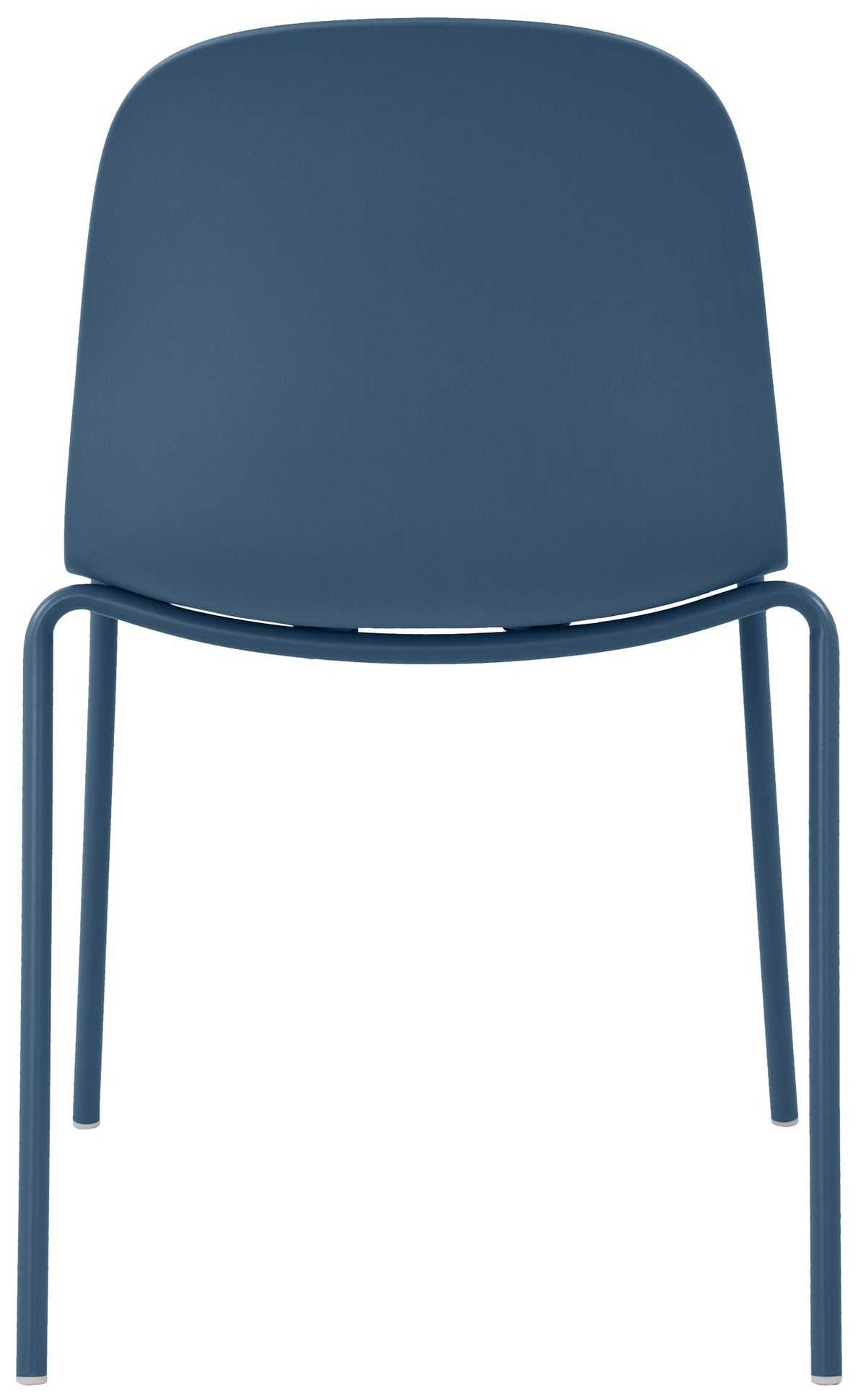 Set van 4 stapelstoelen Hardin blauw blau