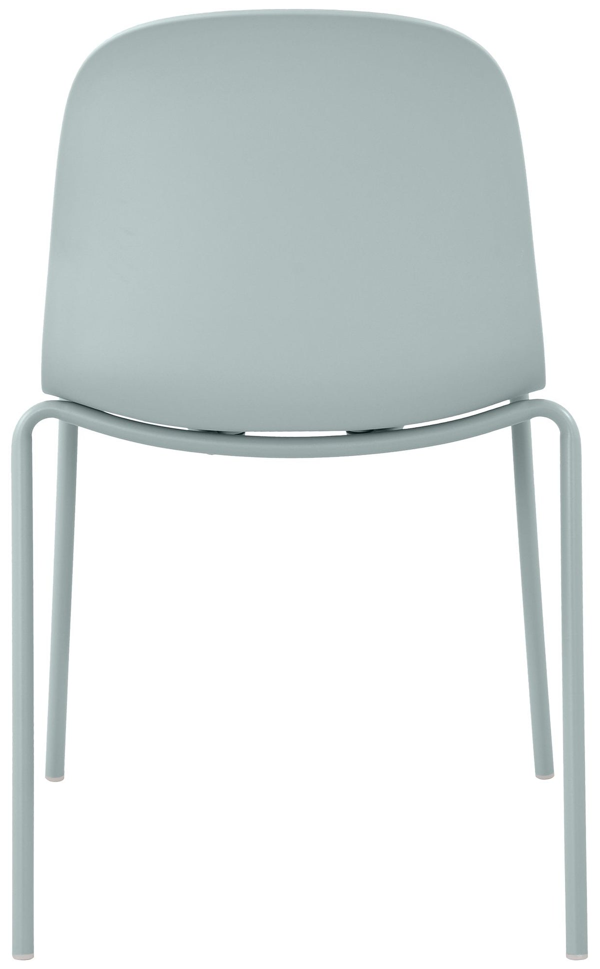 Set van 4 stapelstoelen Hardin turkis türkis