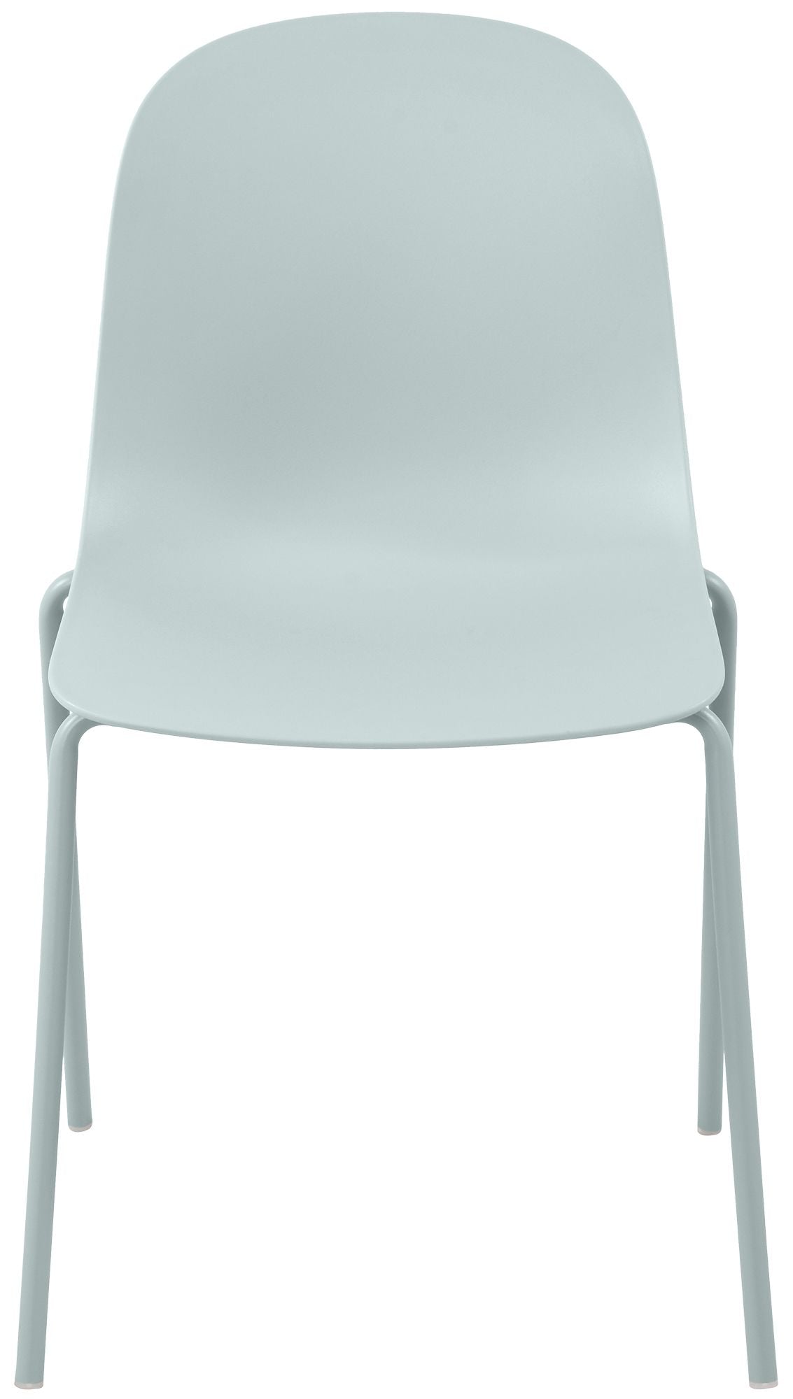 Set van 4 stapelstoelen Hardin turkis türkis