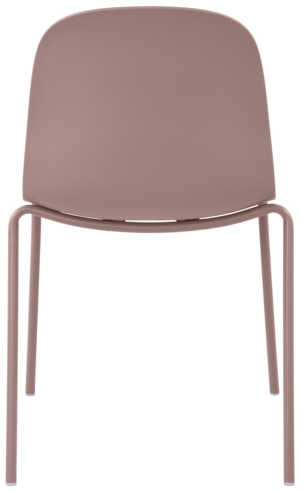 Set van 4 stapelstoelen Hardin roze pink