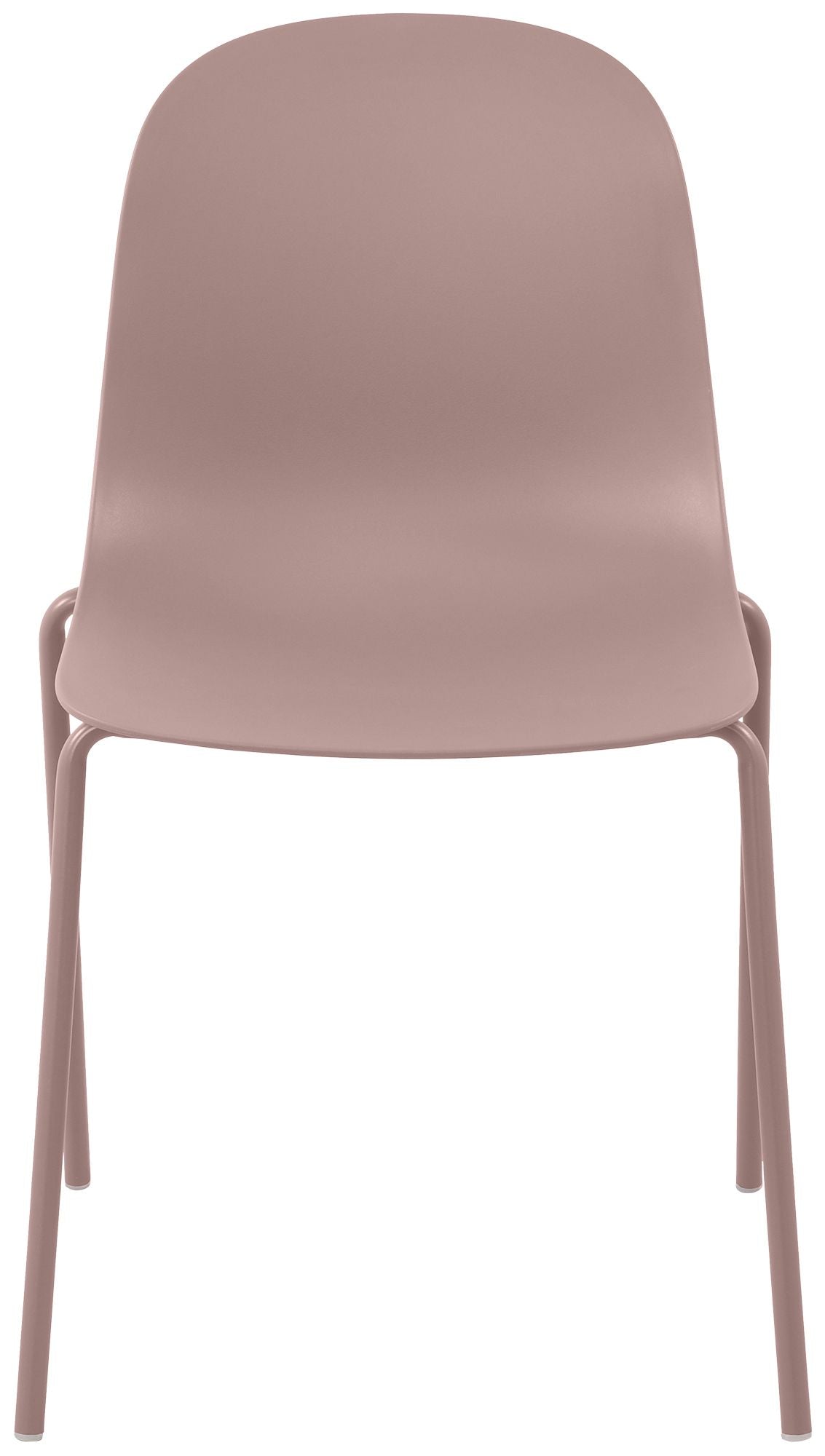 Set van 4 stapelstoelen Hardin roze pink
