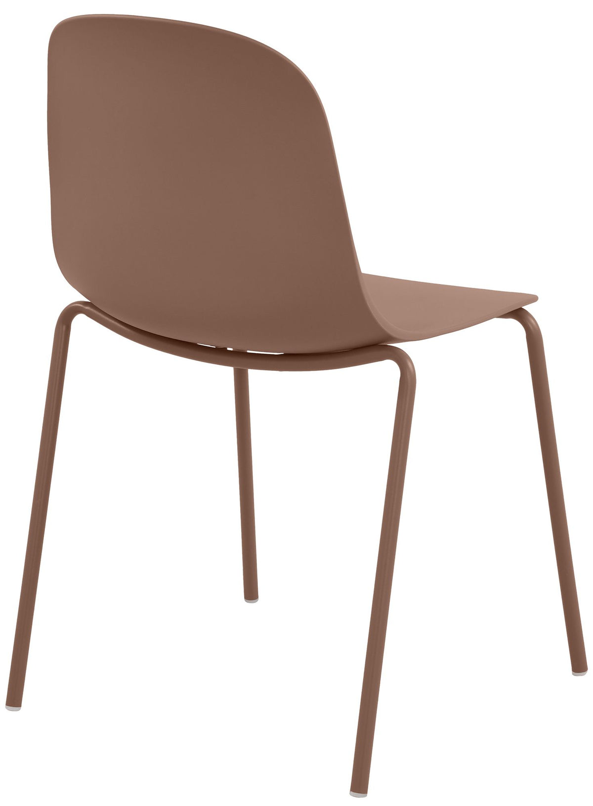 Set van 2 stapelstoelen Hardin terracotta terracotta