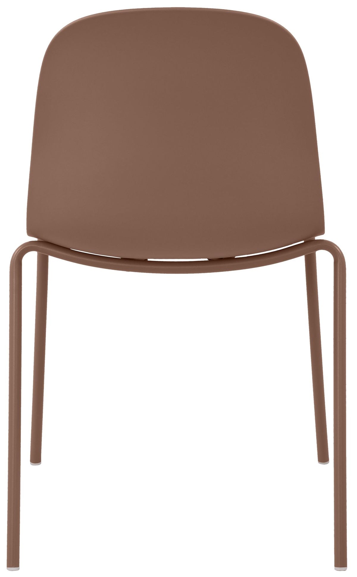 Set van 2 stapelstoelen Hardin terracotta terracotta