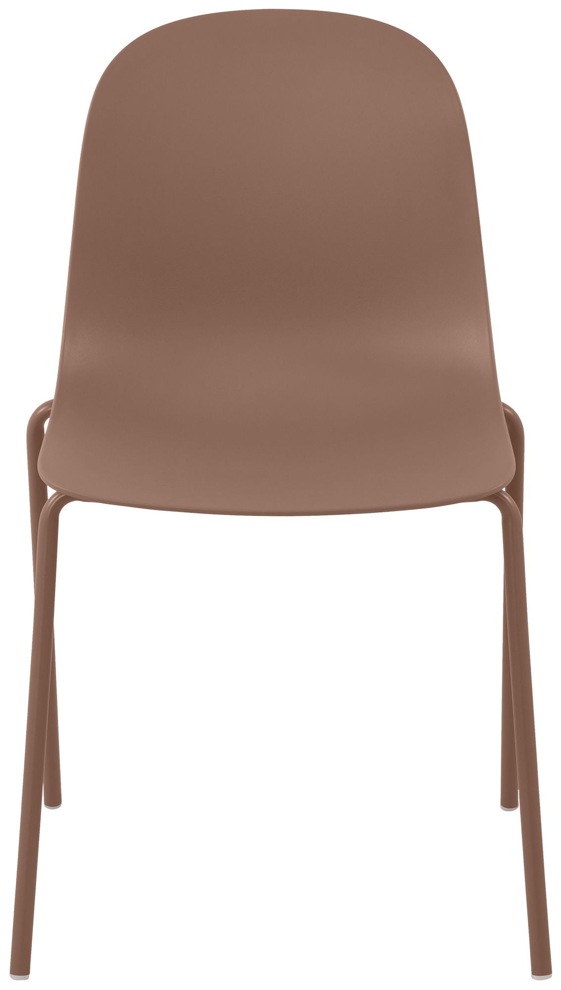 Set van 2 stapelstoelen Hardin terracotta terracotta