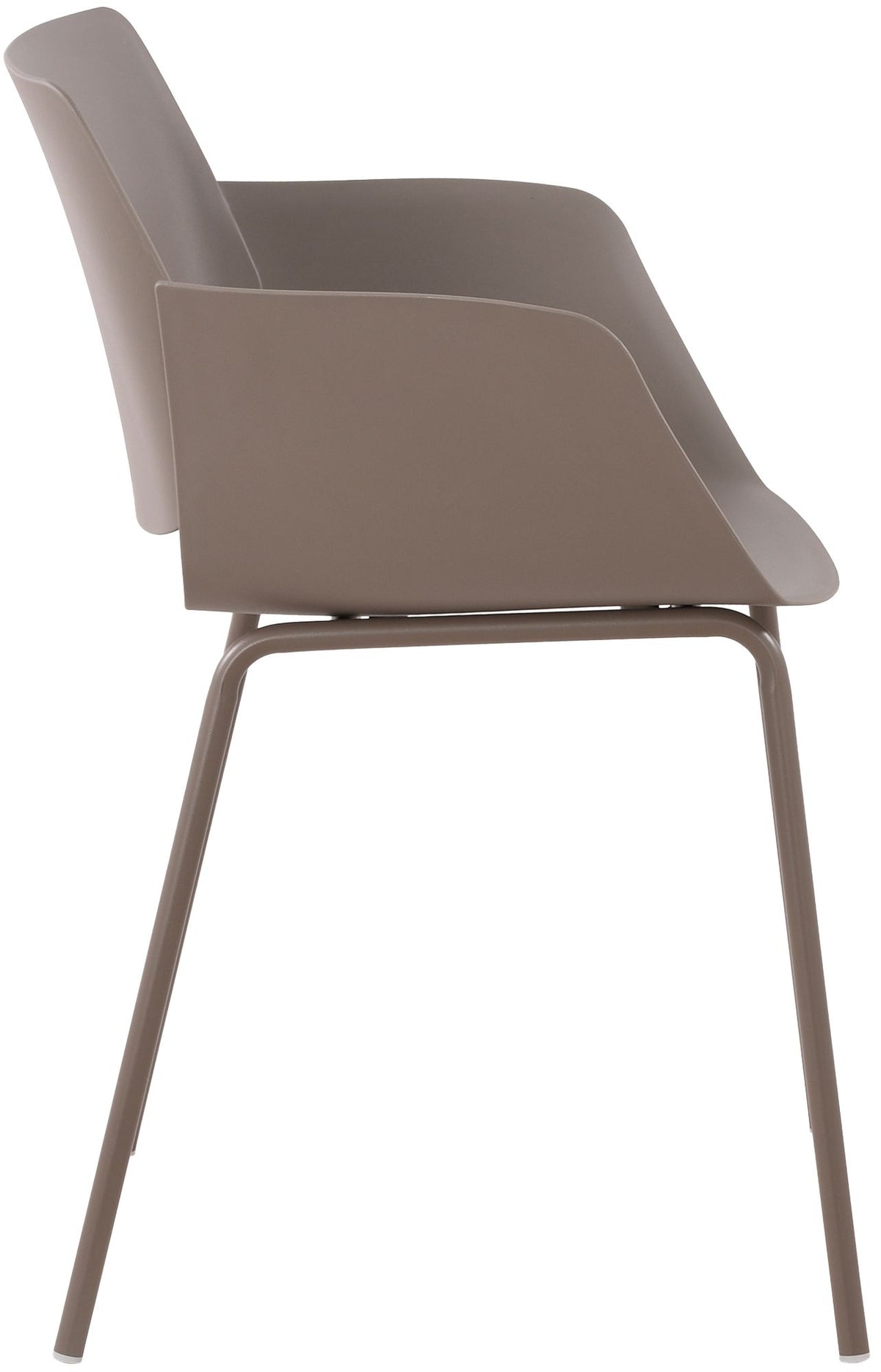 Set van 2 Tuinstoelen Alpena taupe taupe