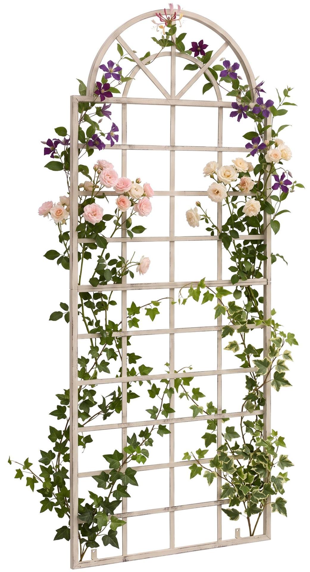 Plantenrek Viva voor aan de muur antiek/creme antik-creme
