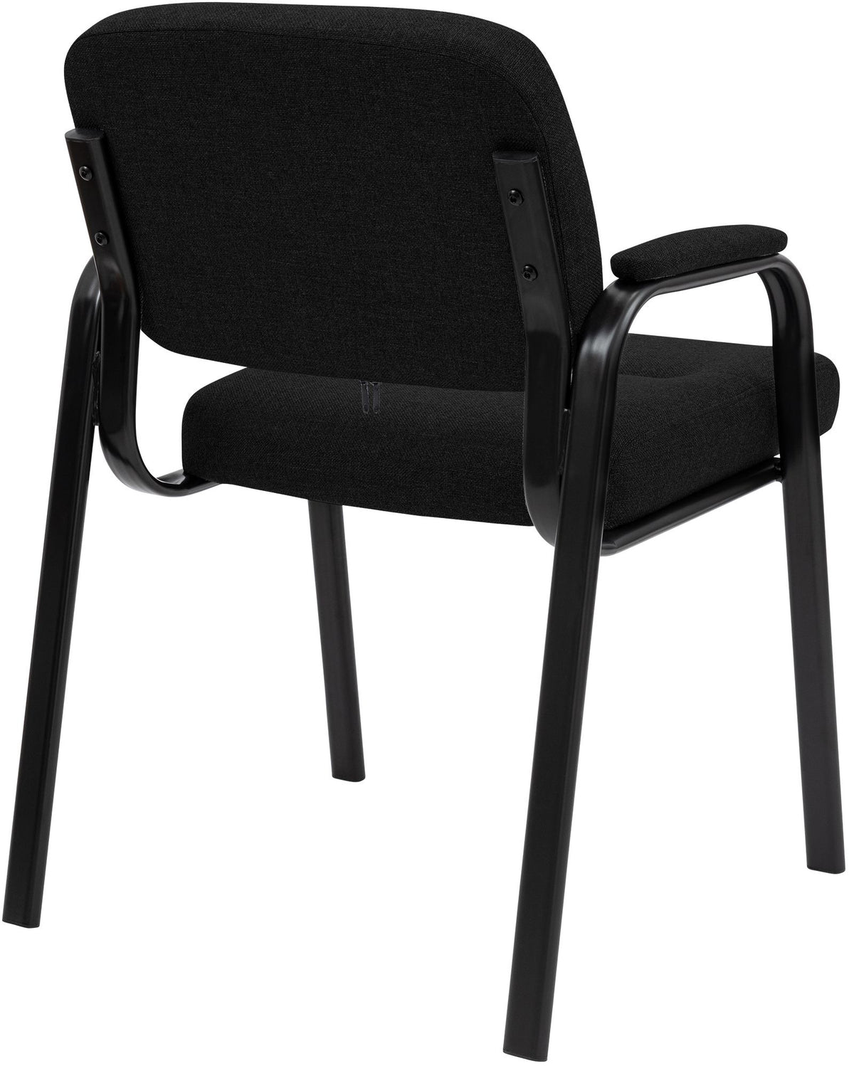 Besucherstuhl Rheon Stoff schwarz