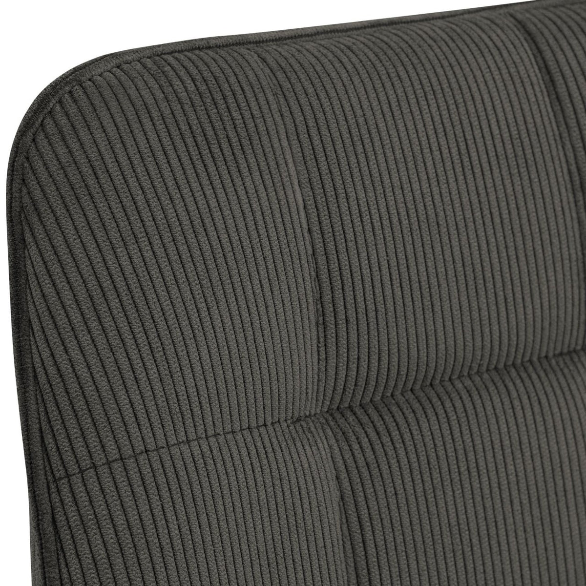 Eetkamerstoel Brook corduroy donkergrijs dunkelgrau