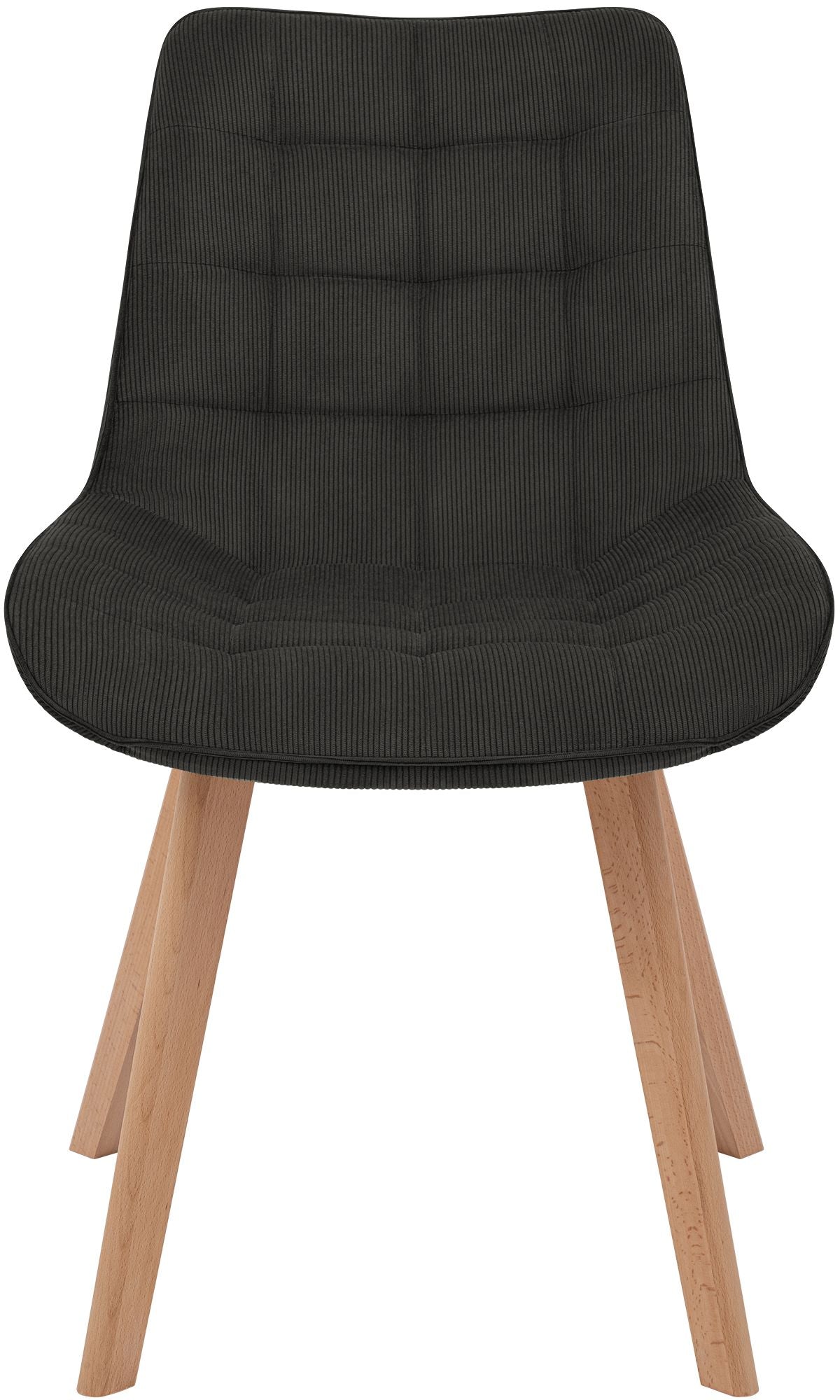 Eetkamerstoel Brook corduroy antraciet anthrazit