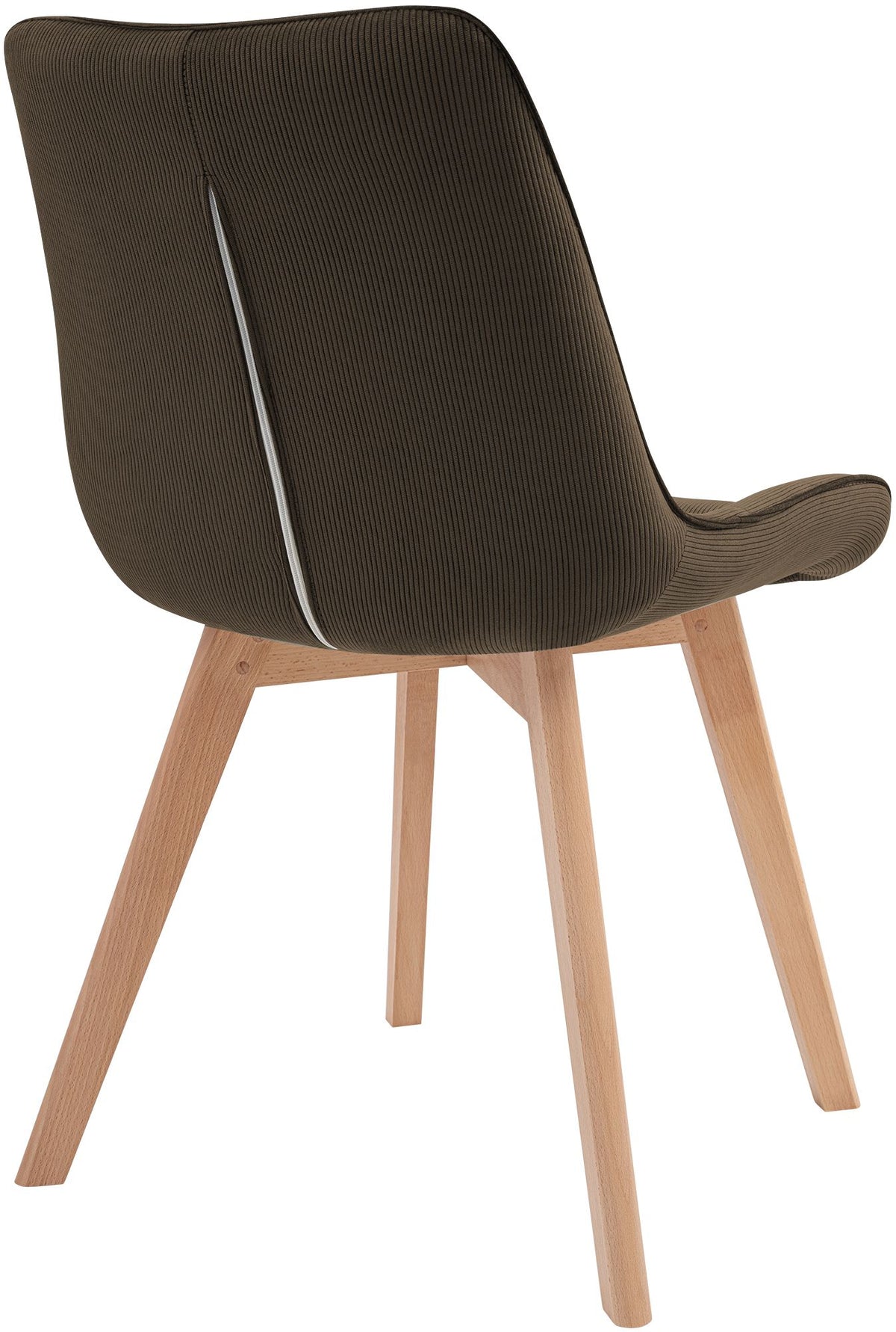 Eetkamerstoel Brook corduroy bruin braun