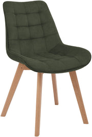 Eetkamerstoel Brook corduroy groen grün