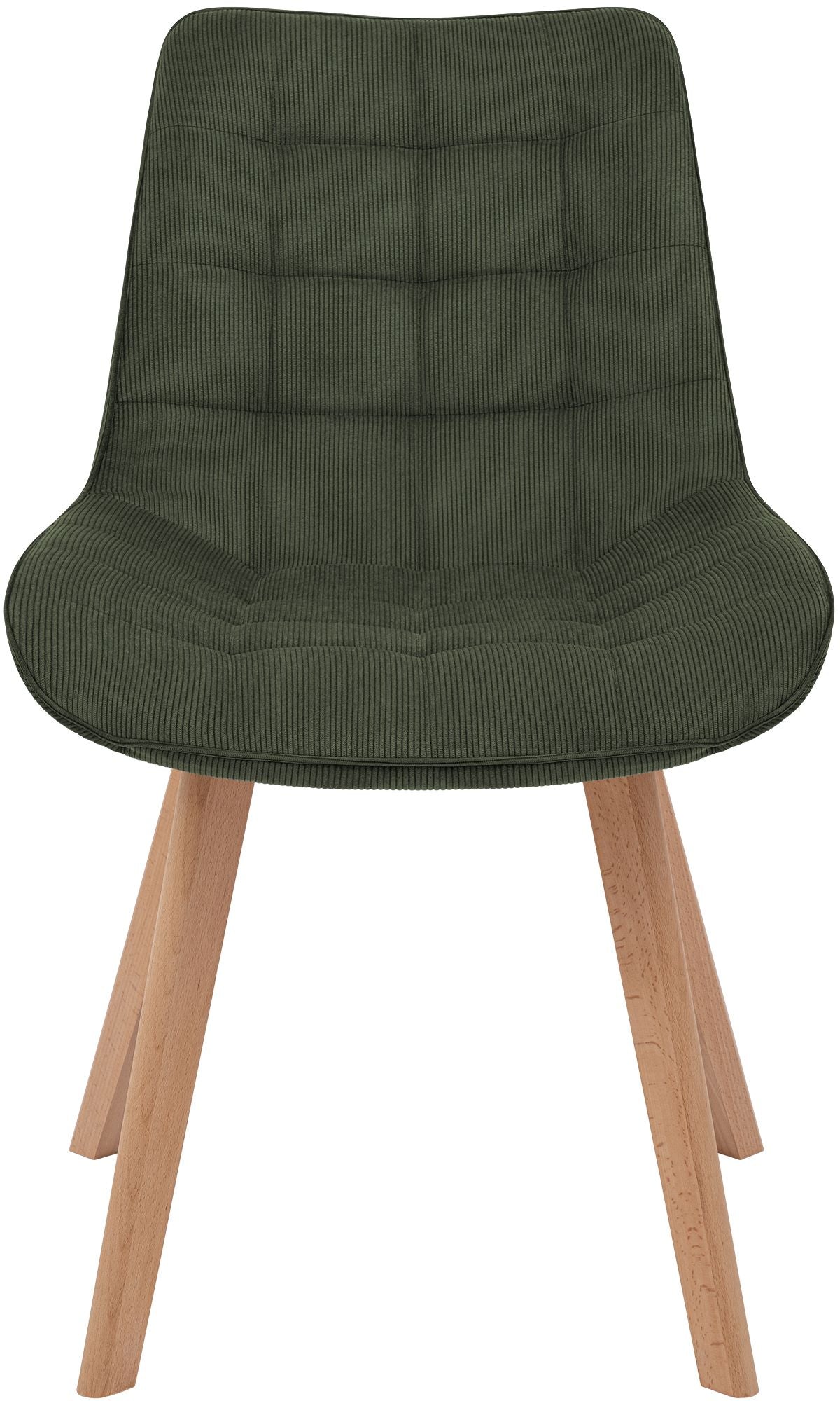 Eetkamerstoel Brook corduroy groen grün